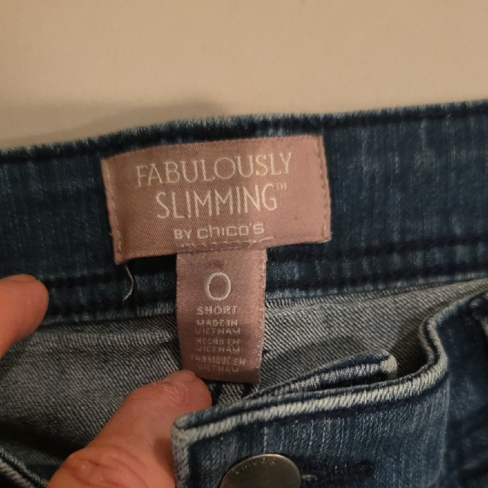 Chico's Fabulously Slimming Skinny Jeans in Classic Blue